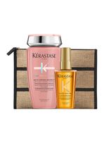 Set Reparación Cabello Color Chroma Absolu Shampoo Chroma Respect 250ml + Aceite LHuile Originale Elixir Ultime 50ml Kérastase