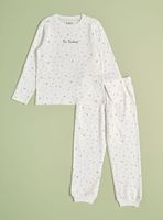 Pijama Largo Full Print Corazones