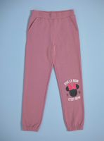 Pantalón de Buzo Estampado Rodilla Minnie