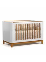 Cuna 3 Funciones Flow Blanco Eco Wood