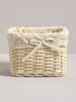 Canasto Organizador de Baño Blanco S