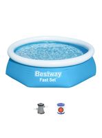 Piscina Inflable 1880 Litros 244x61 cm + Bomba + Filtro