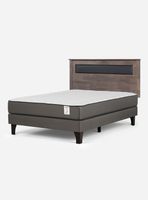 Cama Europea New Style 2 Plus 2 Plazas Respaldo Ferrara