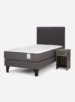 Cama Europea New Style 2 Plus 1.5 Plazas Lucio