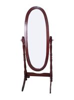 Espejo Ovalado Café