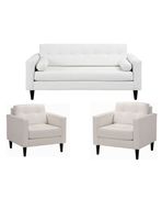 Juego de Living Retro Sofá 3C + 2 Sillones Bodevir