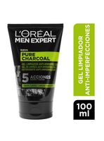 Gel Men Expert Limpiador Pure Charcoal 100 ml
