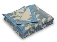 Frazada 2 Plazas Jacquard Azul