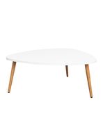 Mesa de Centro Baja Narvik 61.5x74.1 cm Blanco