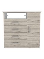 Cómoda Perú 4 Cajones 1 Puerta Bardolino