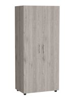 Clóset Tera 2 Puertas Ceniza Blanco