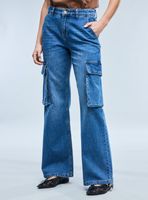 Jeans Wide Leg Cargo