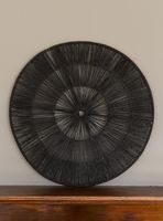 Plato Decorativo Muro S Ratán Negro