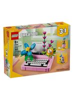 Lego Máquina de Escribir con Flores