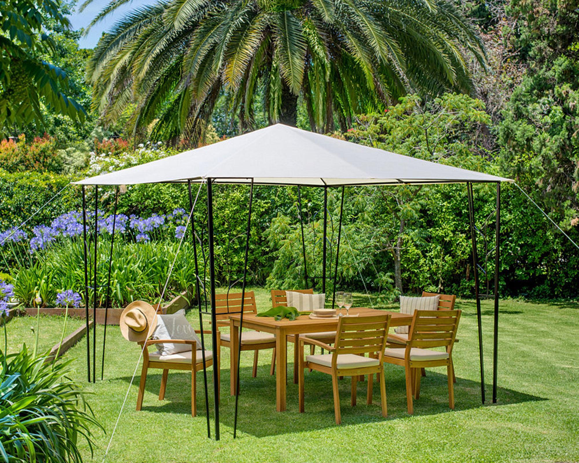 Pérgola 3x3 m crudo Outzen-2