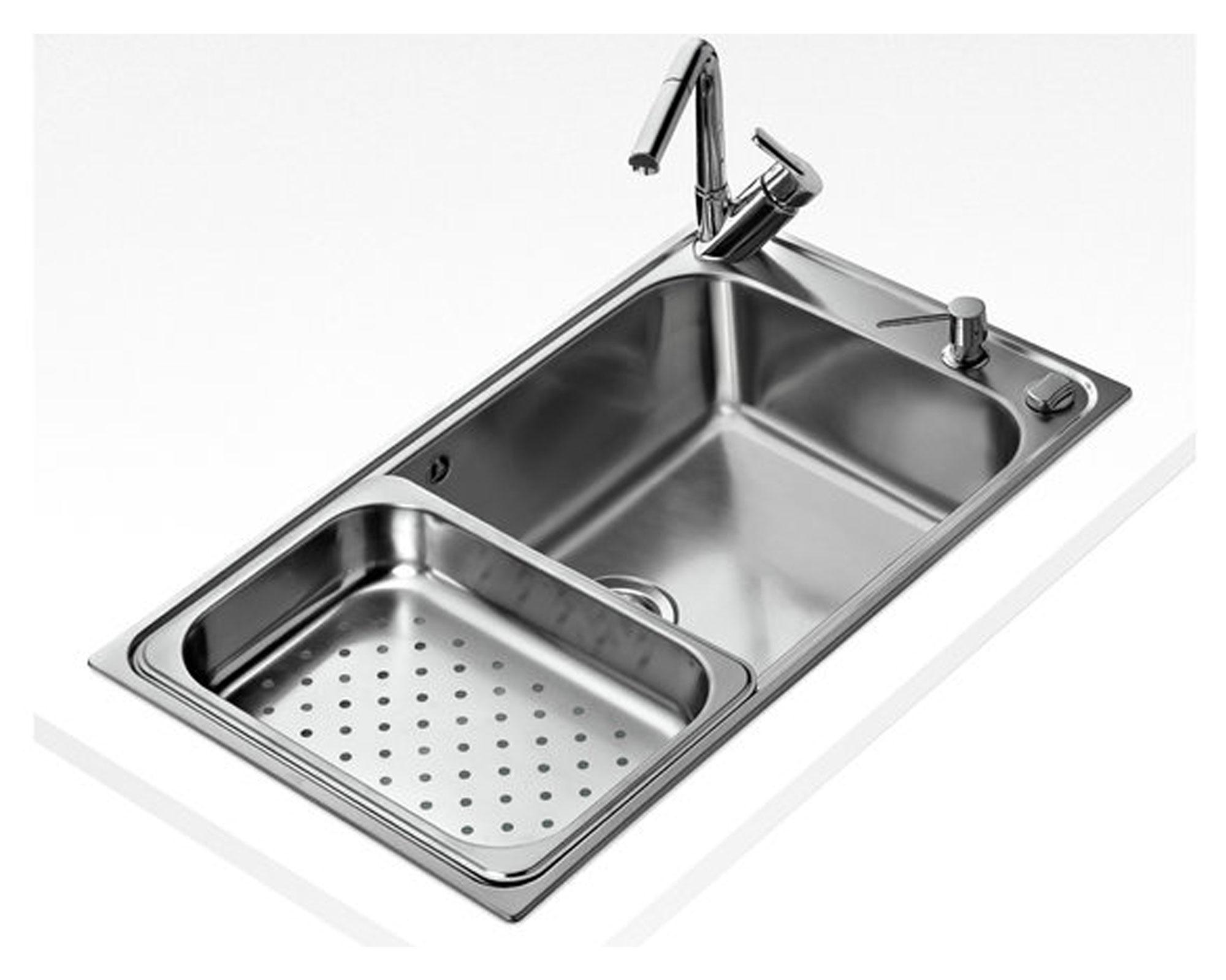 Lavaplatos empotrado Bahía plus inox Teka-2