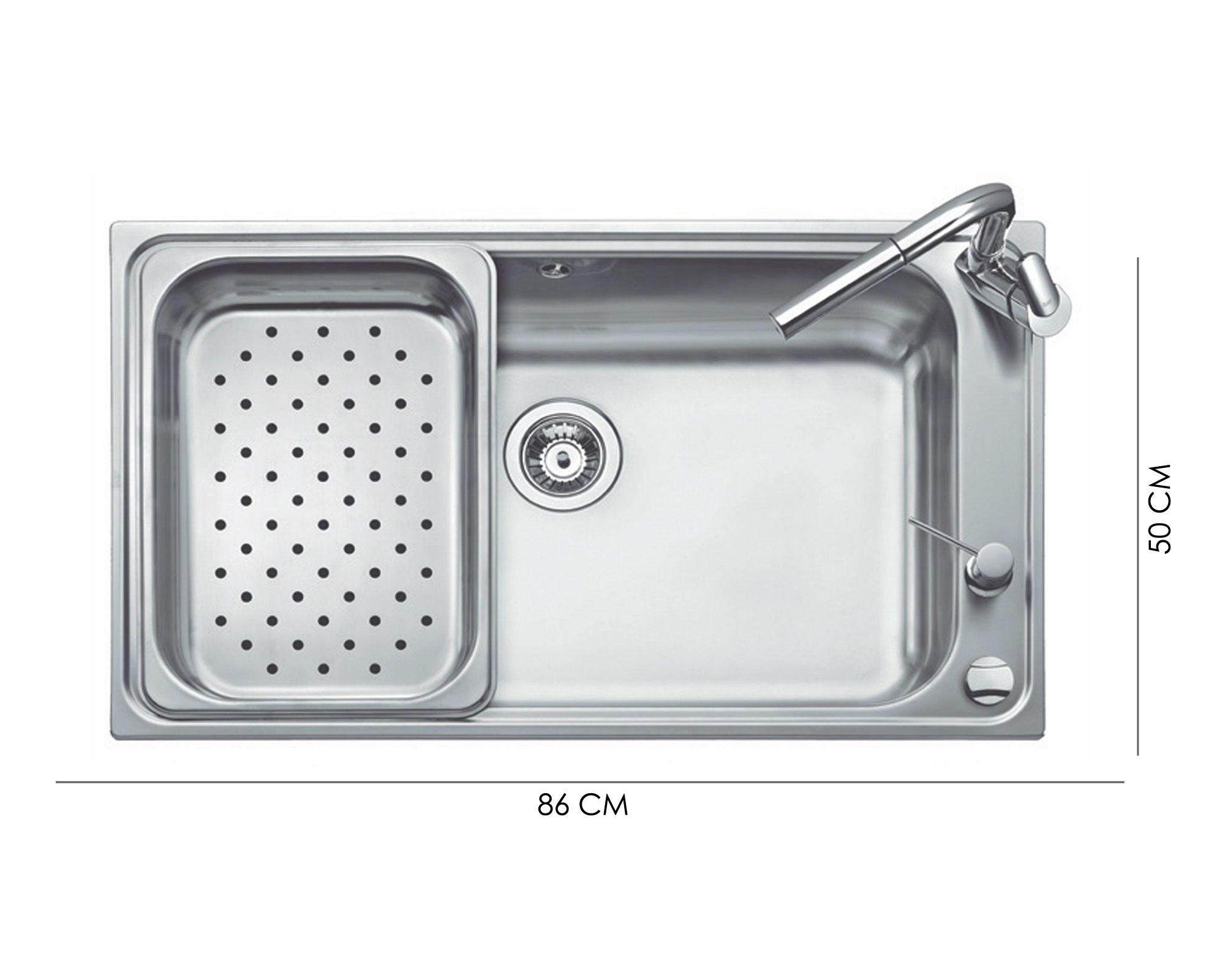 Lavaplatos empotrado Bahía plus inox Teka-3