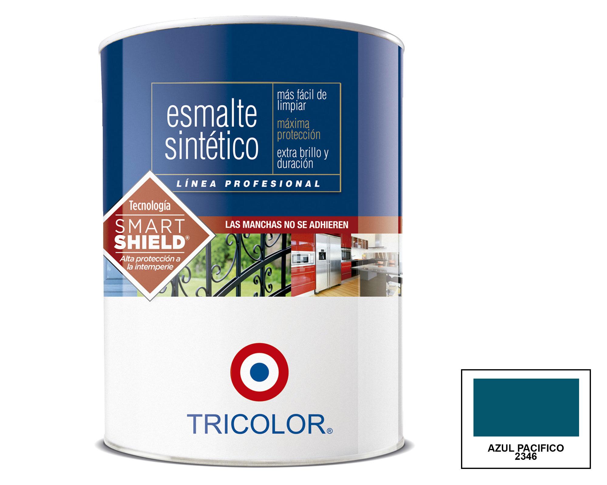 Esmalte sintético 400 ml Profesional azul pacífico brillante Tricolor-0