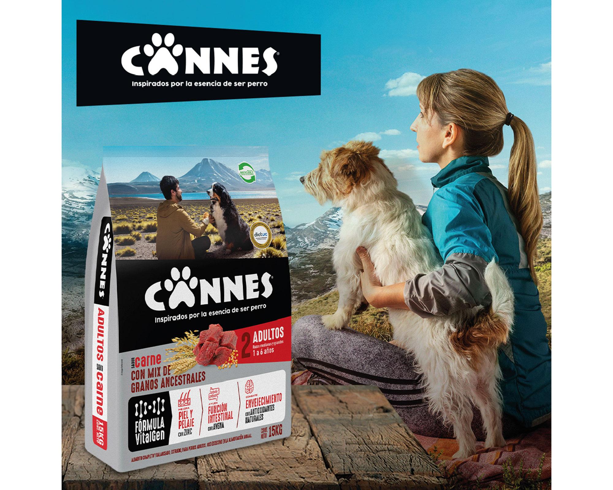 Alimento perro 3 kg Premium carne, pollo y cereales Cannes-4