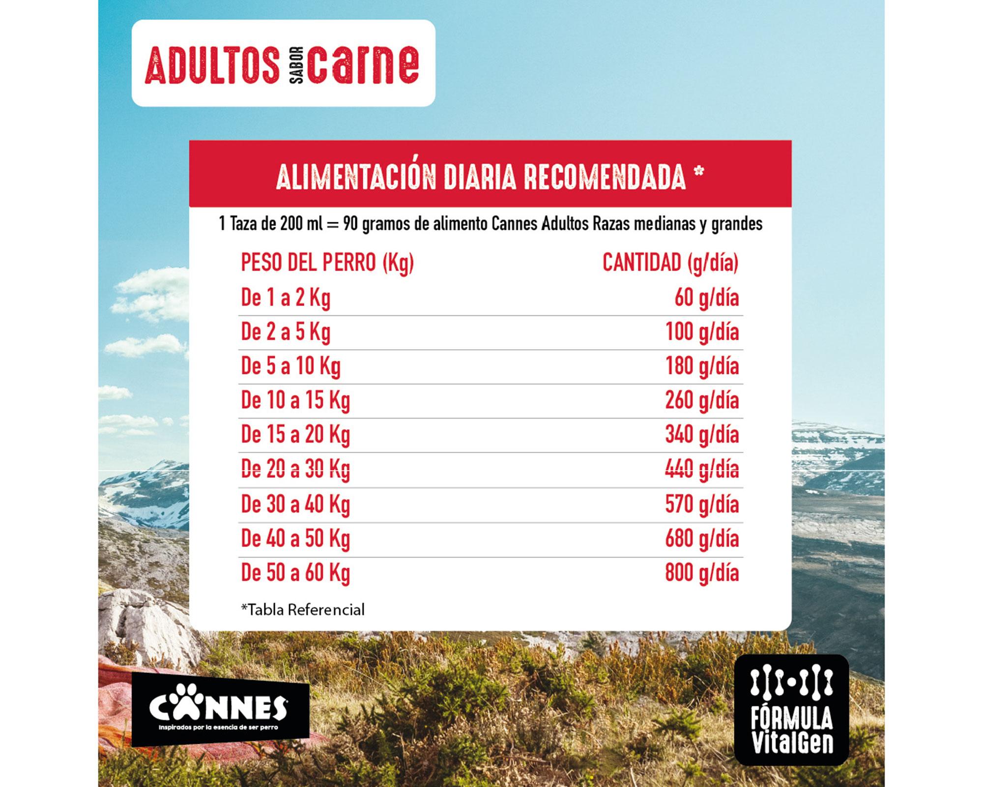 Alimento perro 3 kg Premium carne, pollo y cereales Cannes-2