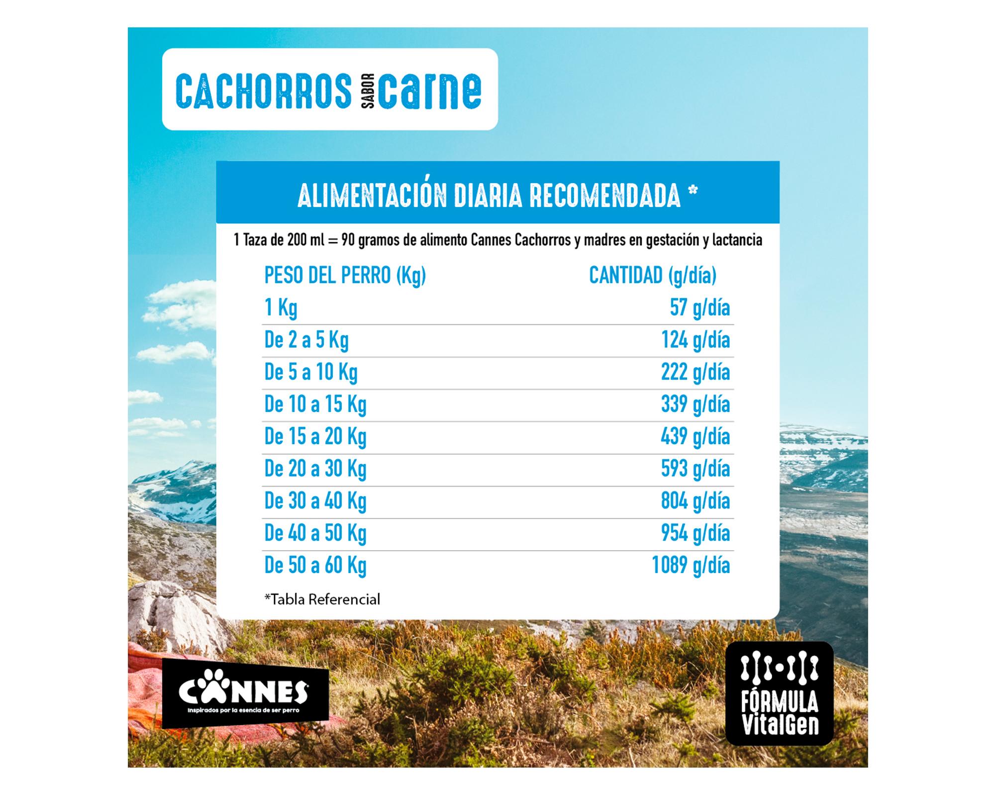 Alimento cachorro 15 kg raza mediana grande carne leche Cannes-2