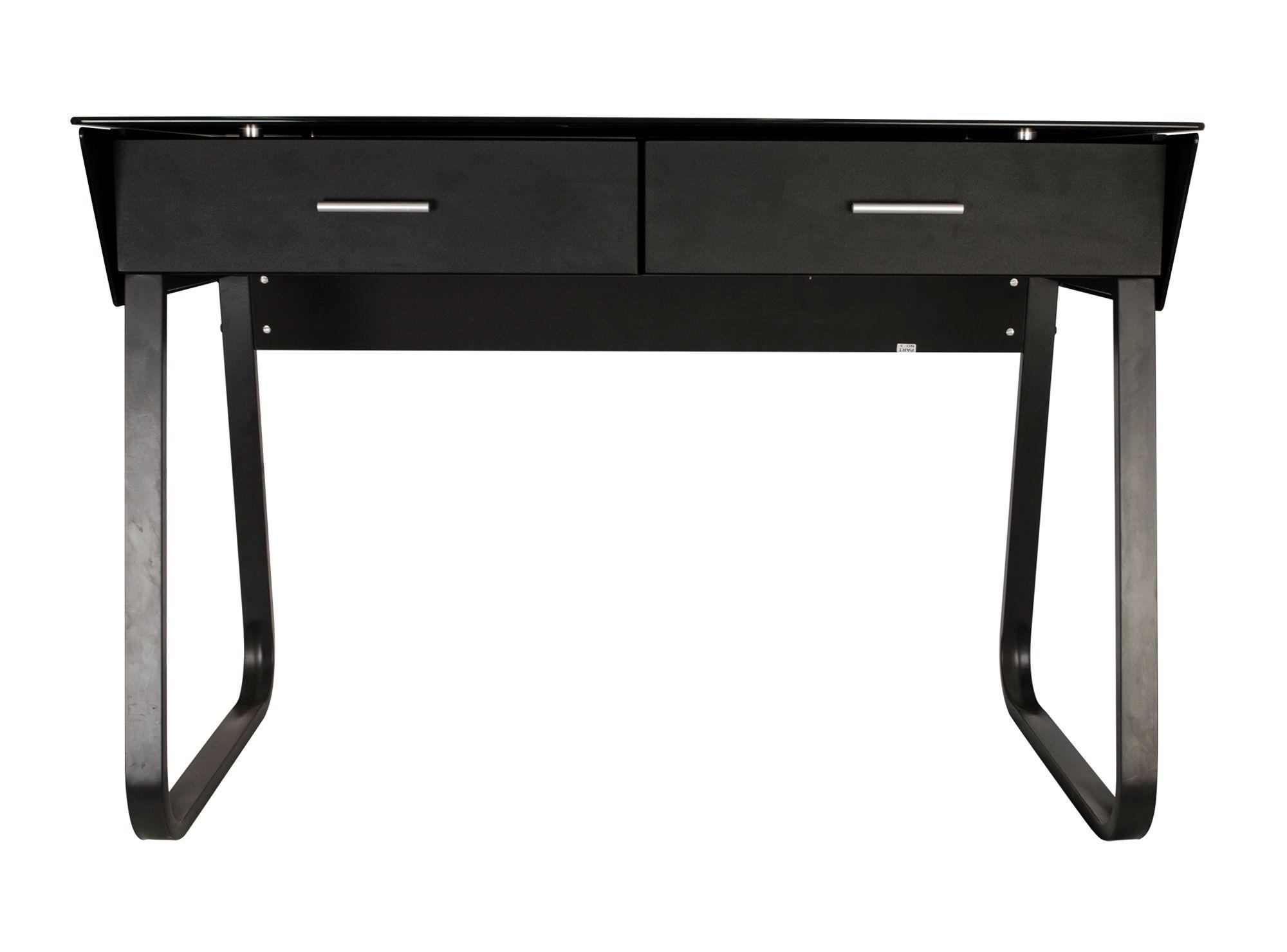 Escritorio 2 cajones negro M+Design-0