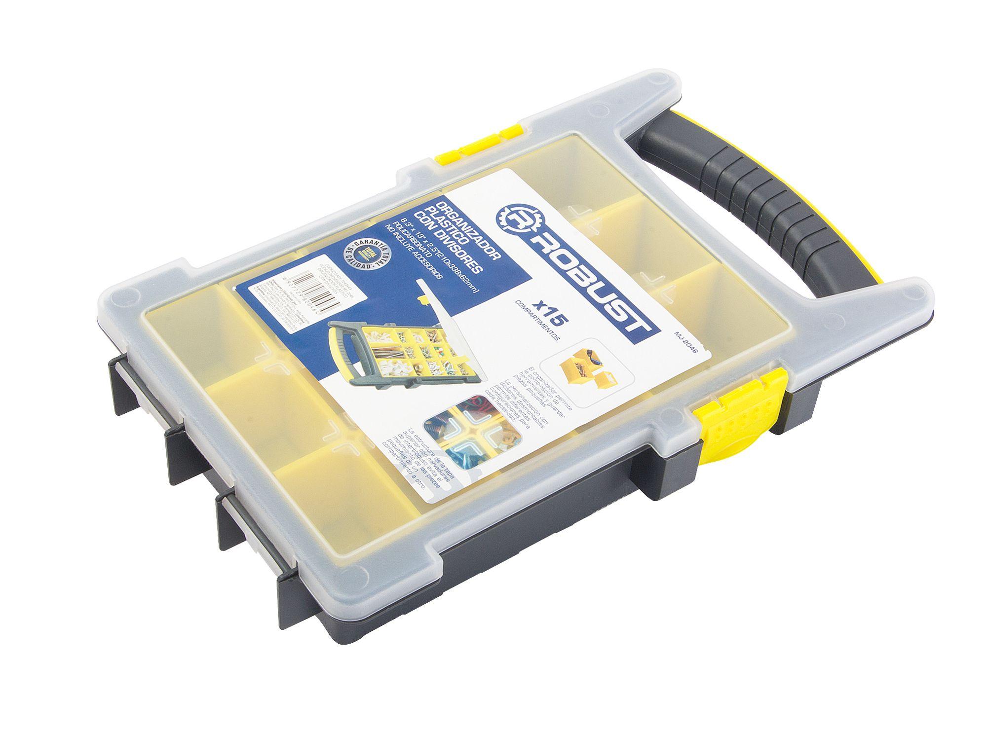 Organizador plástico divisiones Robust-0