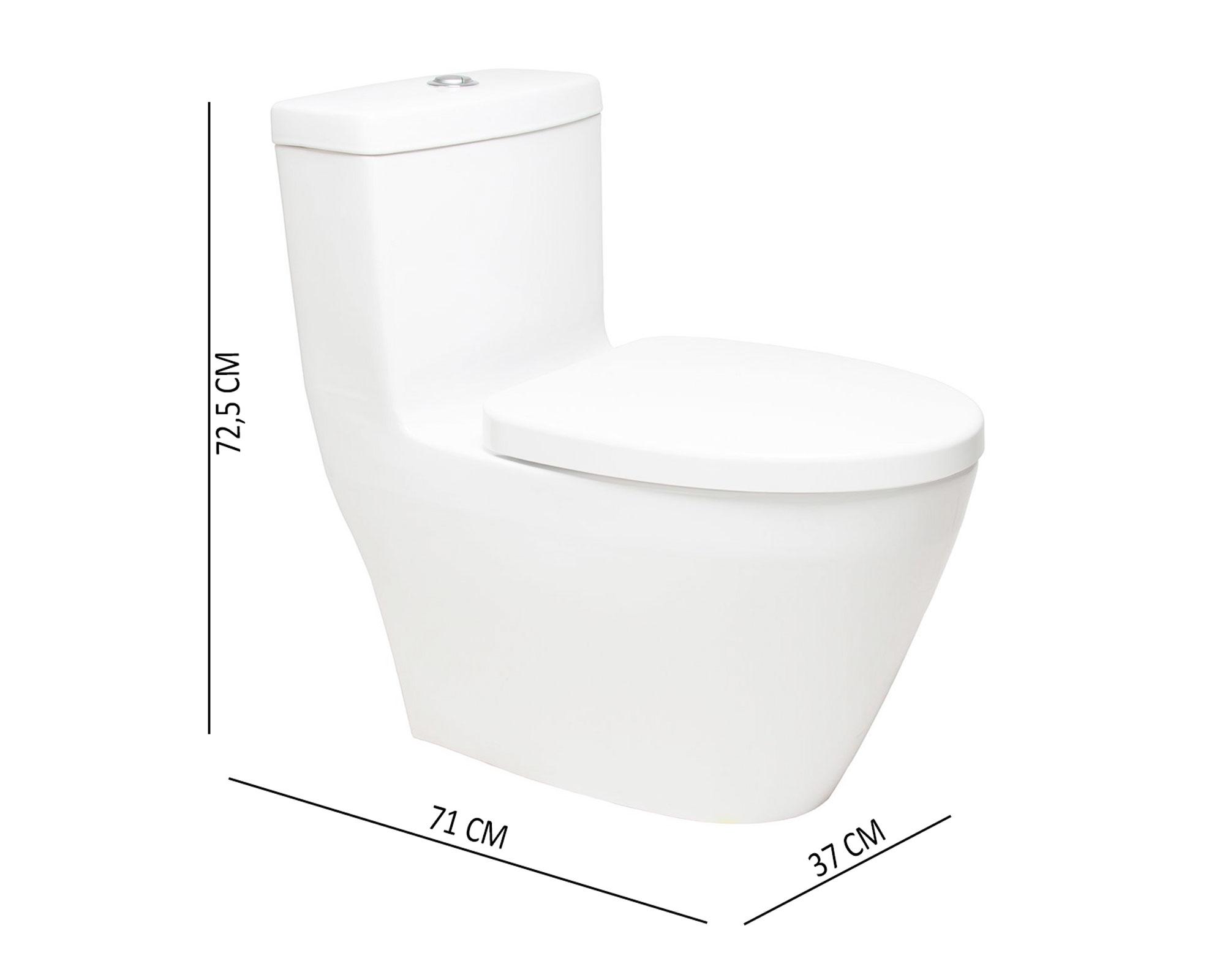 WC one piece piso 30 cm Fonte dual flush blanco-1