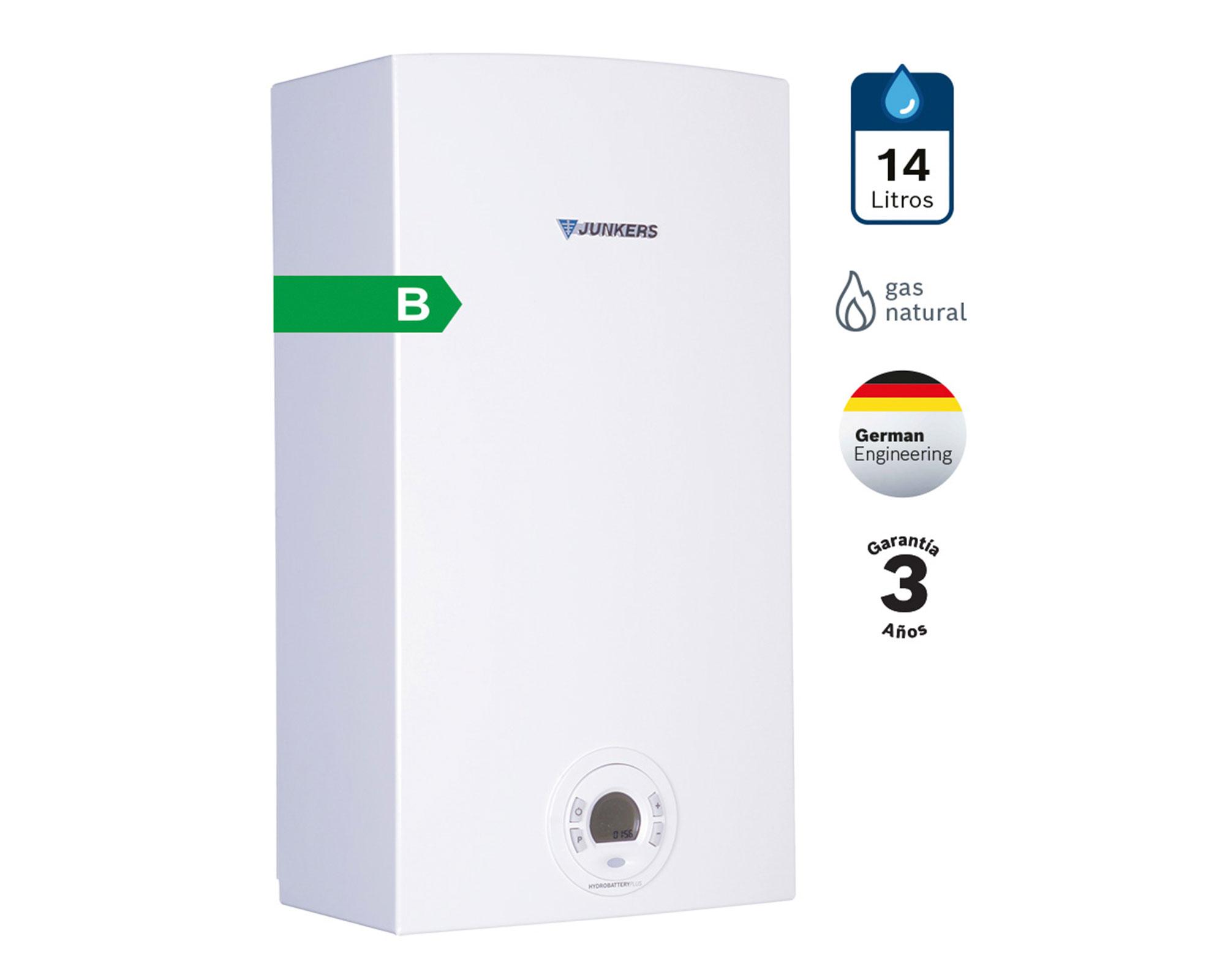 Calefont tiro natural 14 lt gas natural WTD14 Junkers-2