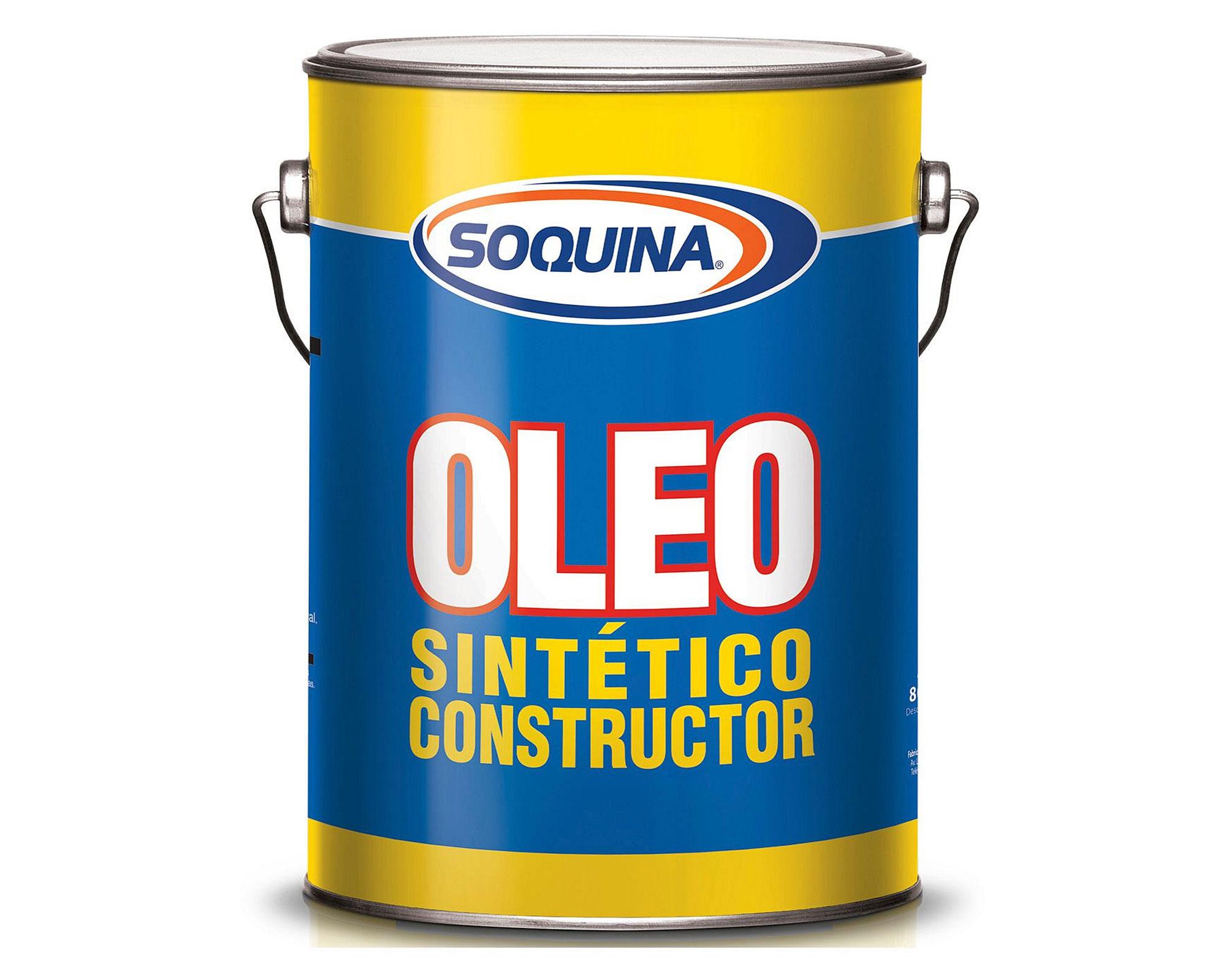 Óleo sintético 1 galón Constructor blanco Soquina-0