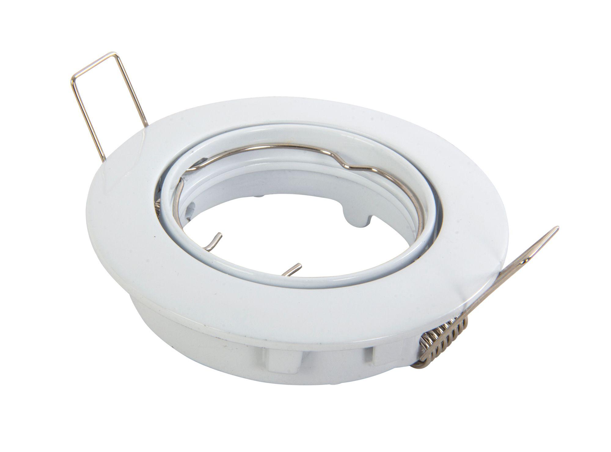 Foco empotrable 1L GU10 blanco ByP-1