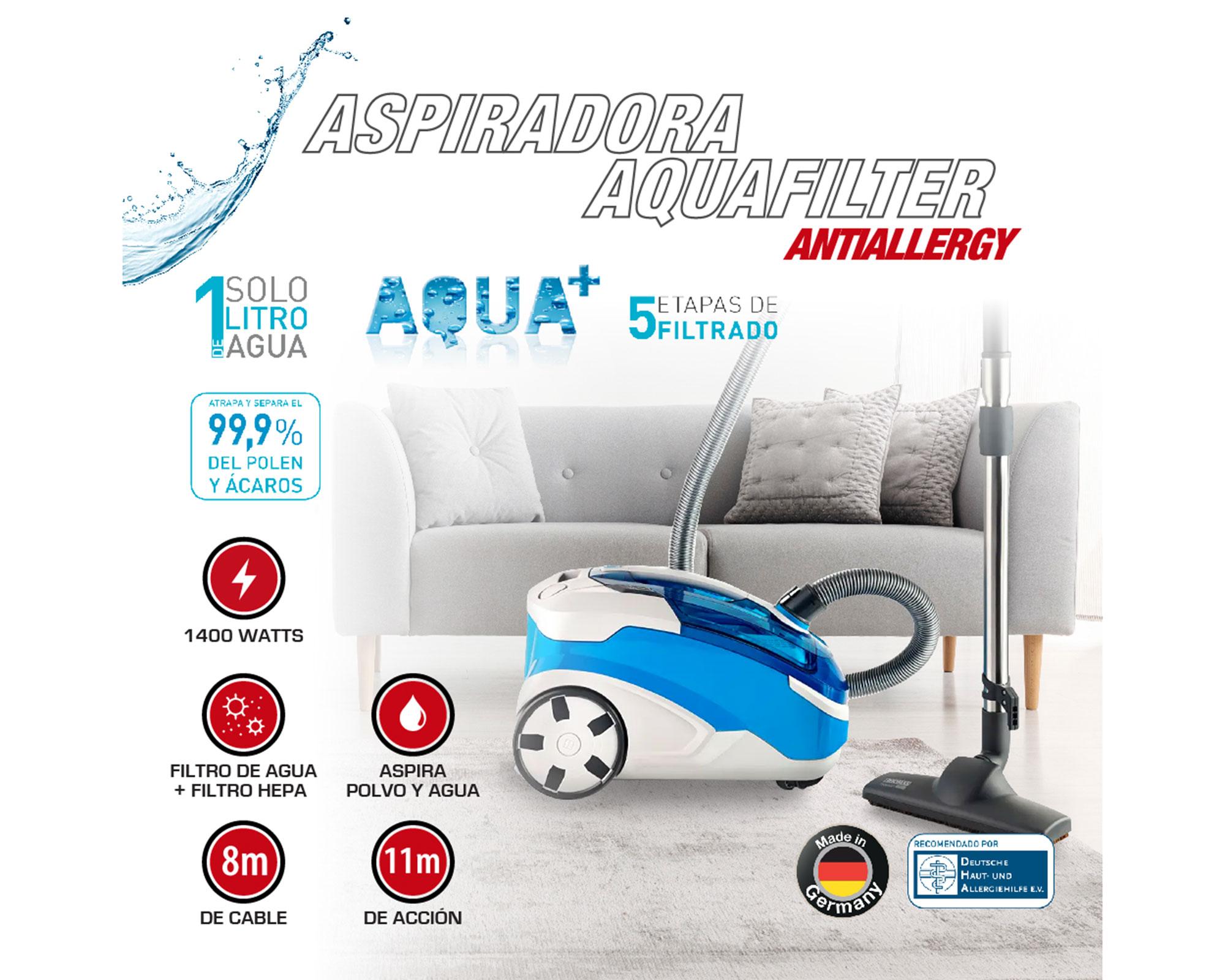 Aspiradora agua y polvo 1700W Anti-Allergy Thomas-3