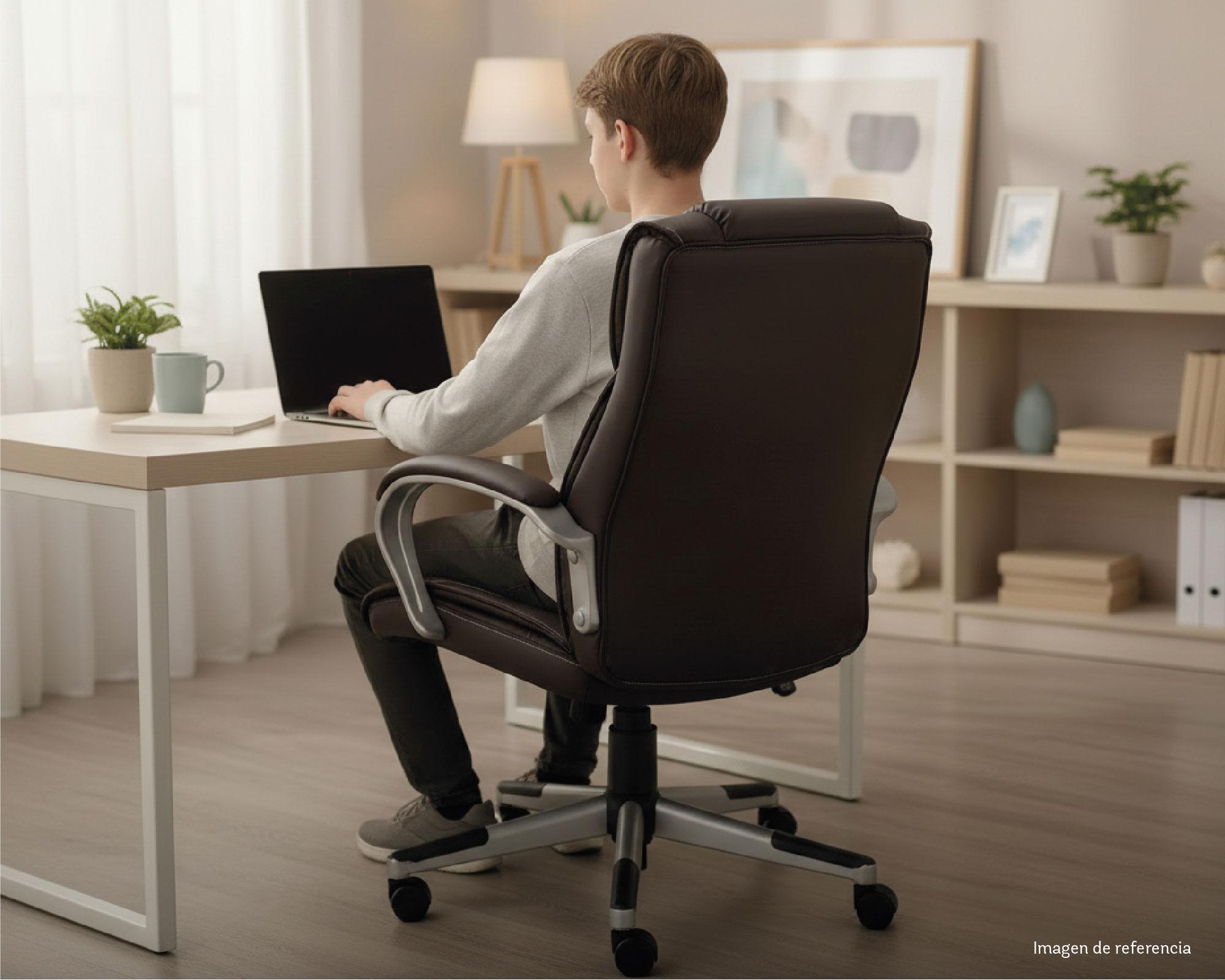 Silla de escritorio ejecutiva 6646 café M+Design-2