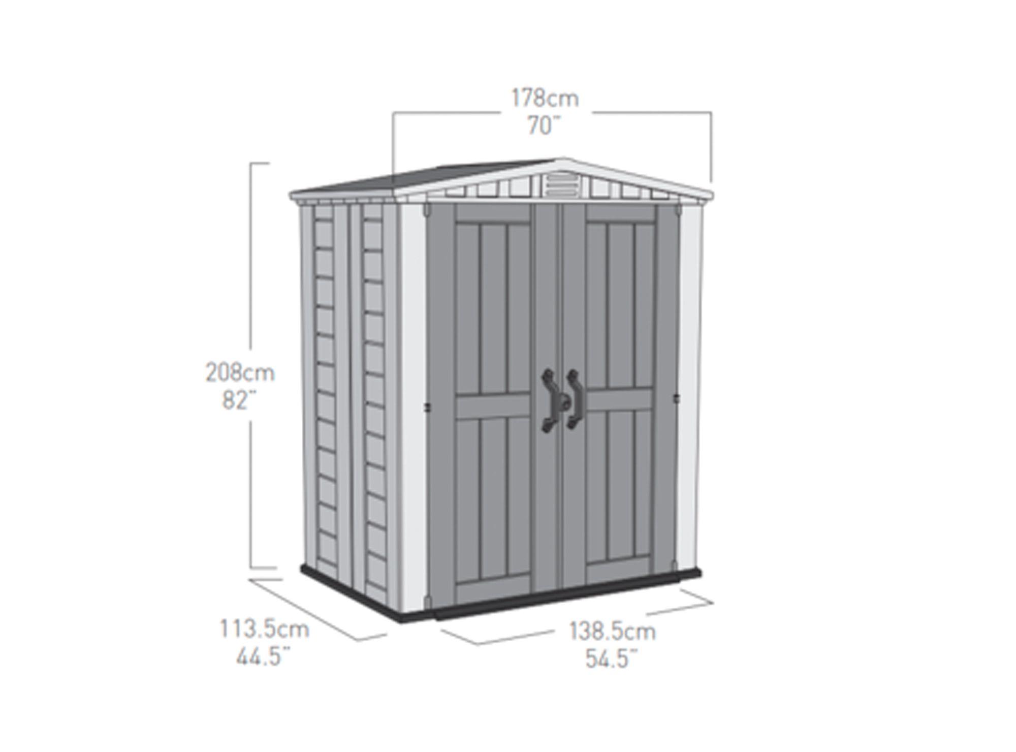 Bodega jardín 178x113x208 cm Factor Keter-5