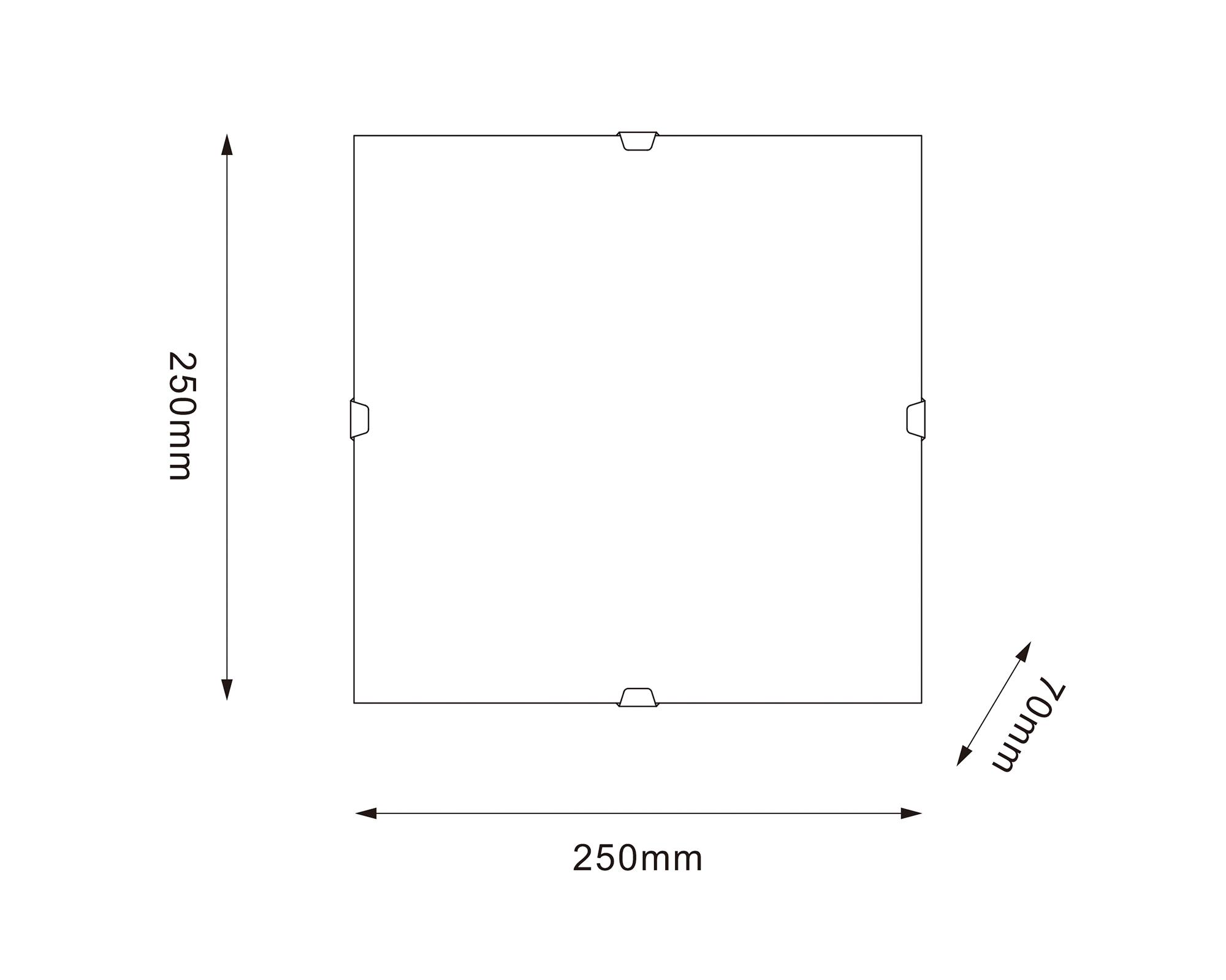 Plafón 1L E27 diseños blanco Abitare-3
