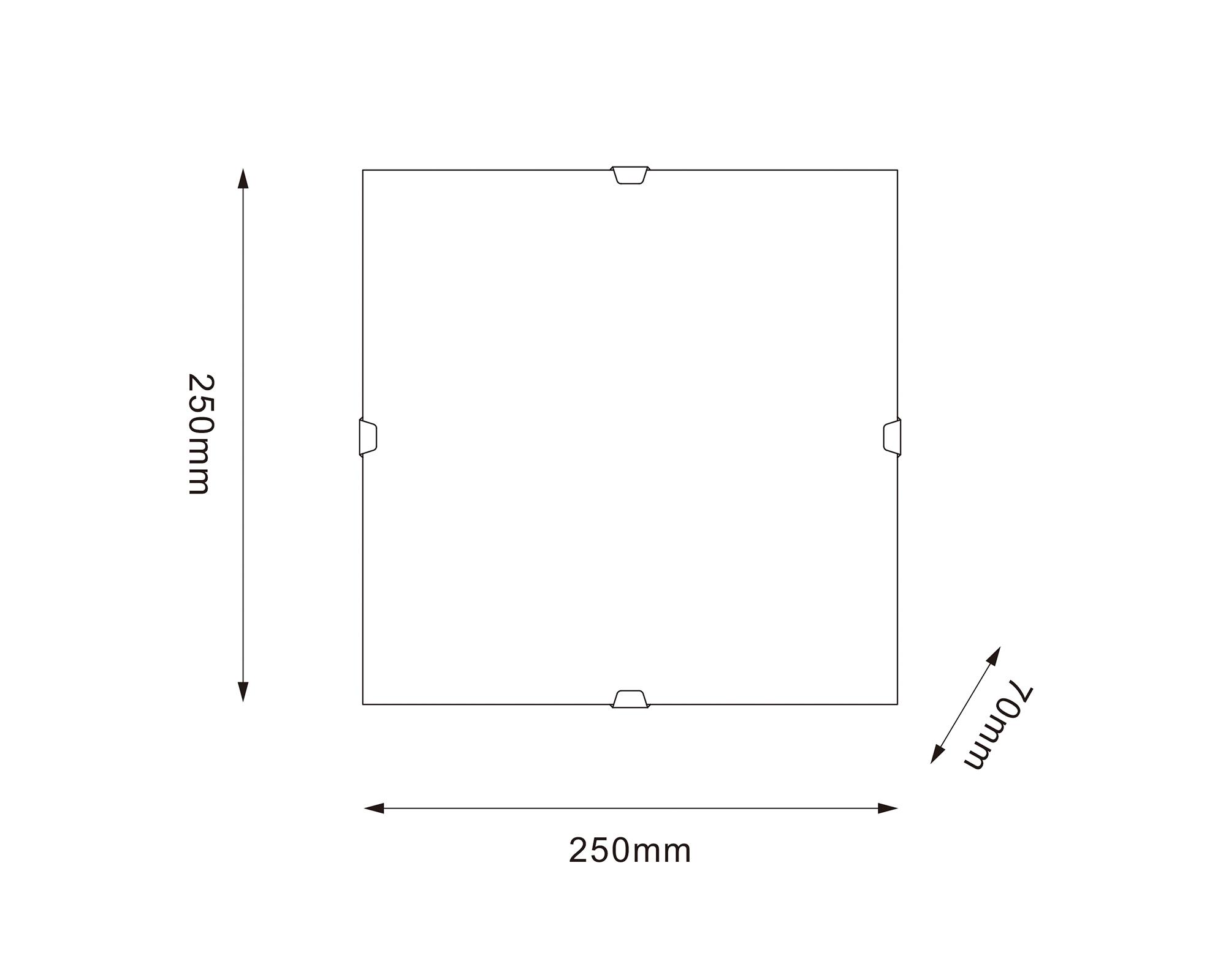 Plafón 1L E27 diseños blanco Abitare-11