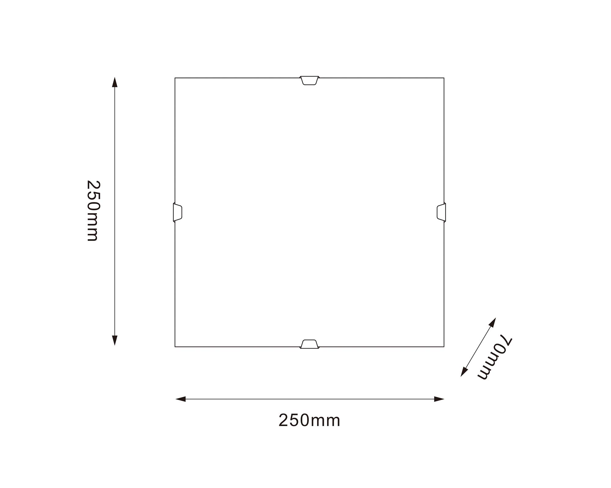 Plafón 1L E27 diseños blanco Abitare-7