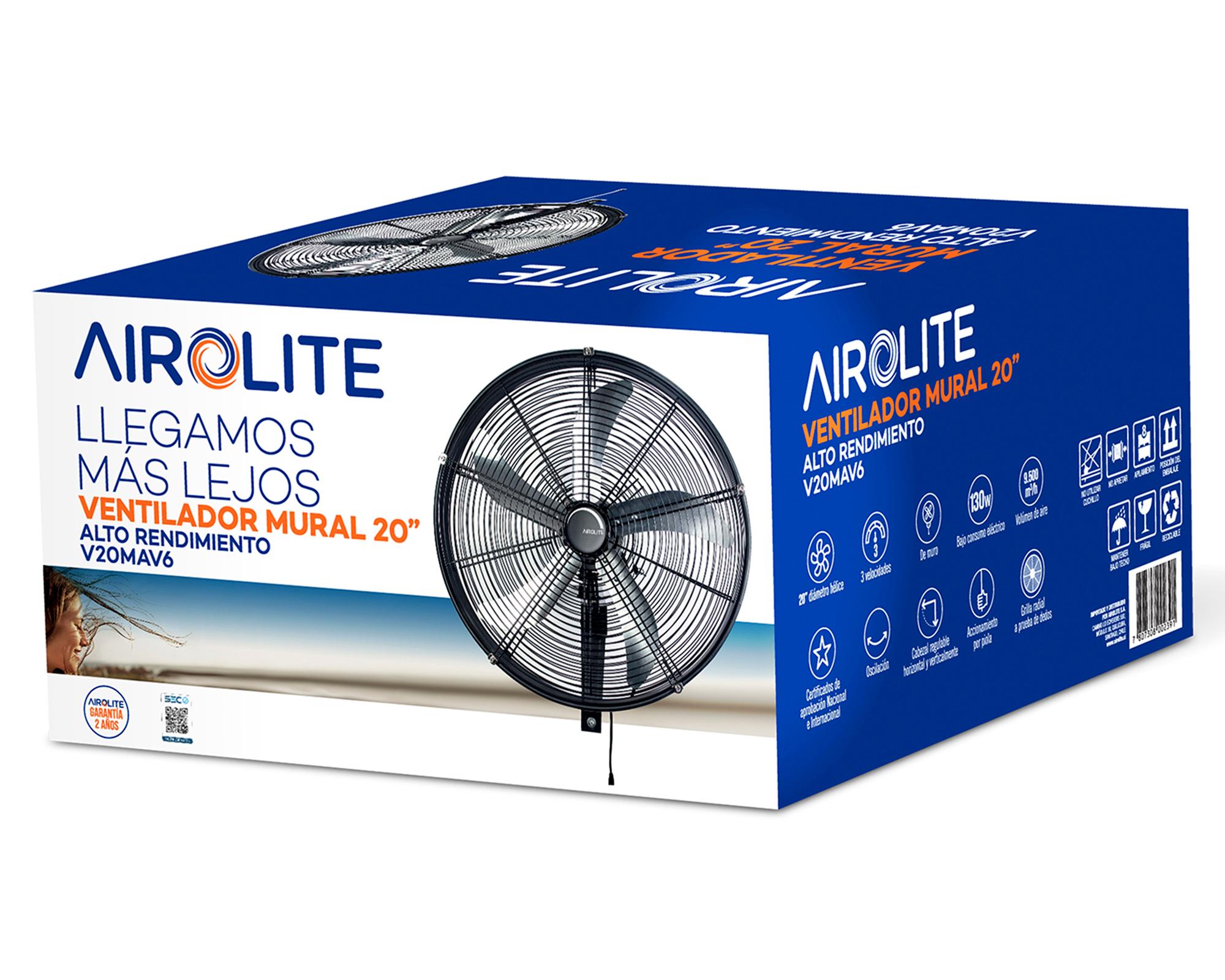 Ventilador mural 20'' V20MAV6 Airolite-2
