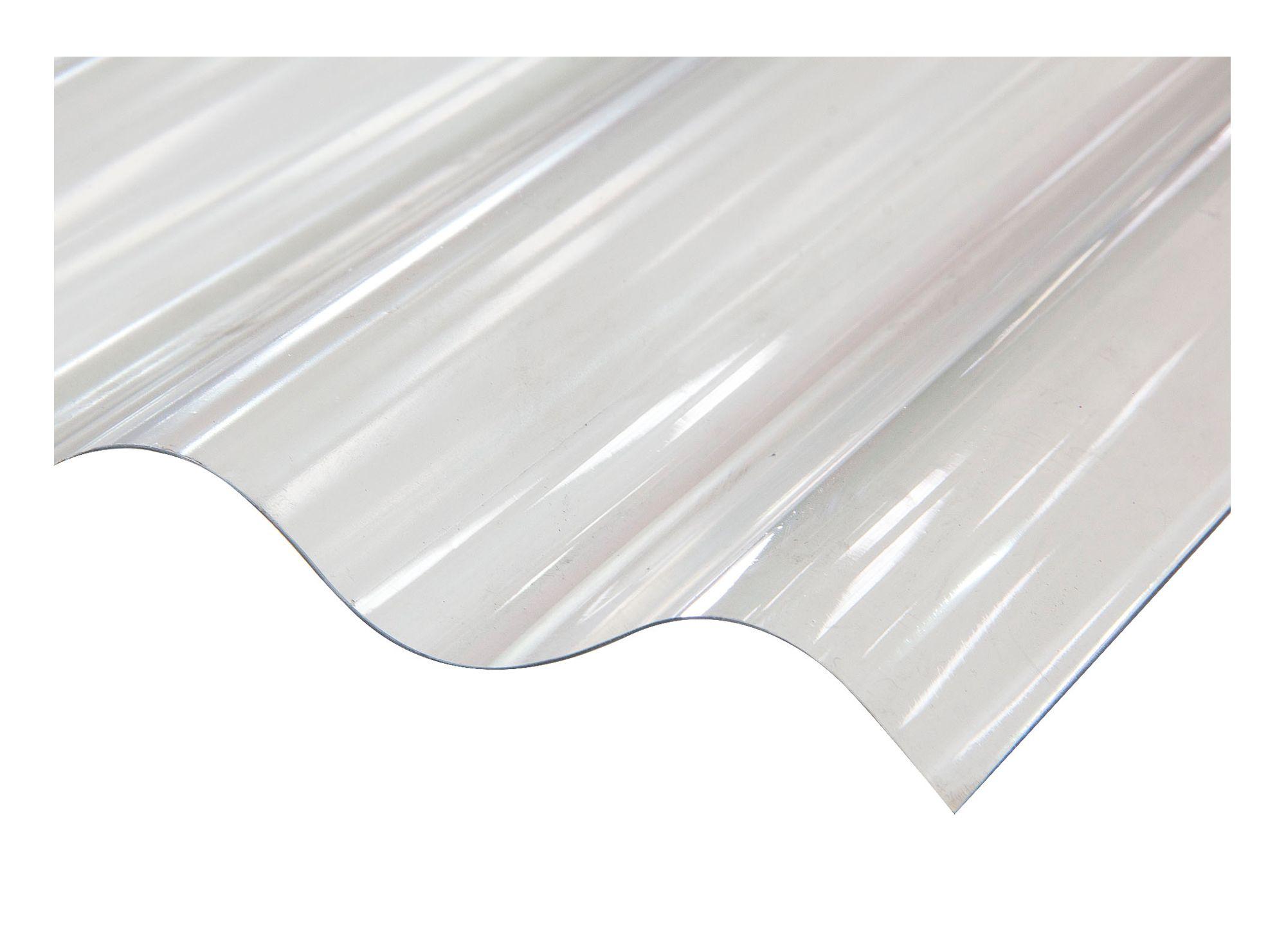 Ondulado 0,5x812x3660 mm policarbonato transparente Multimarca-2