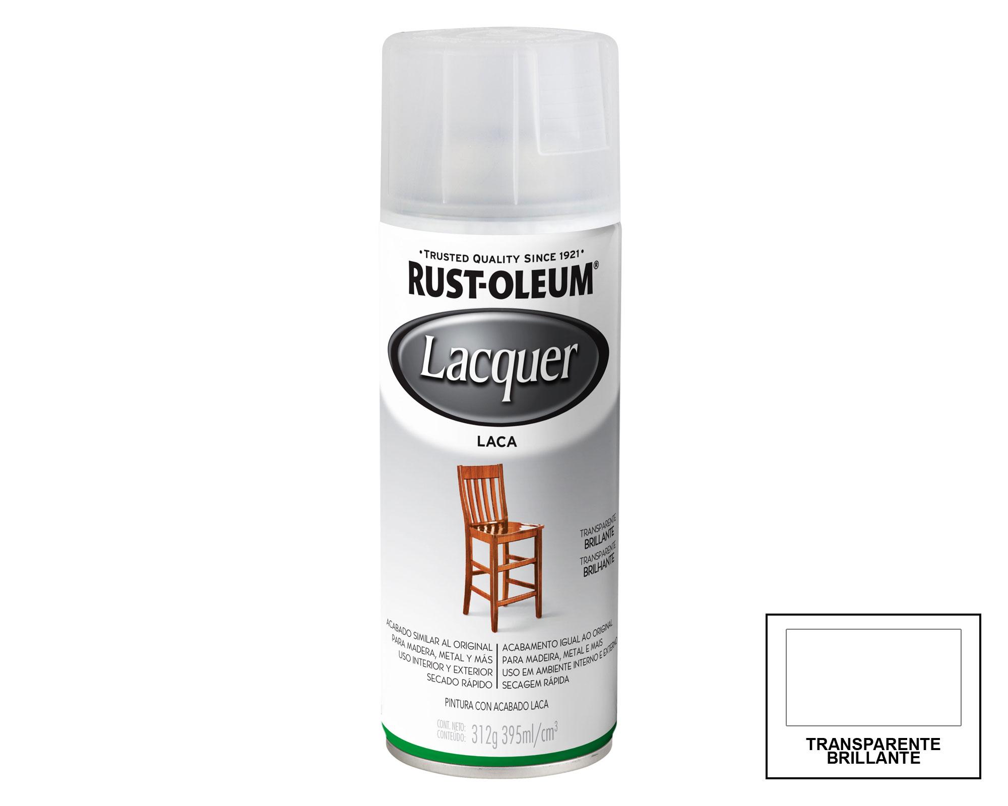 Laca spray 395 ml Lacquer transparente brillante Rust-Oleum-0