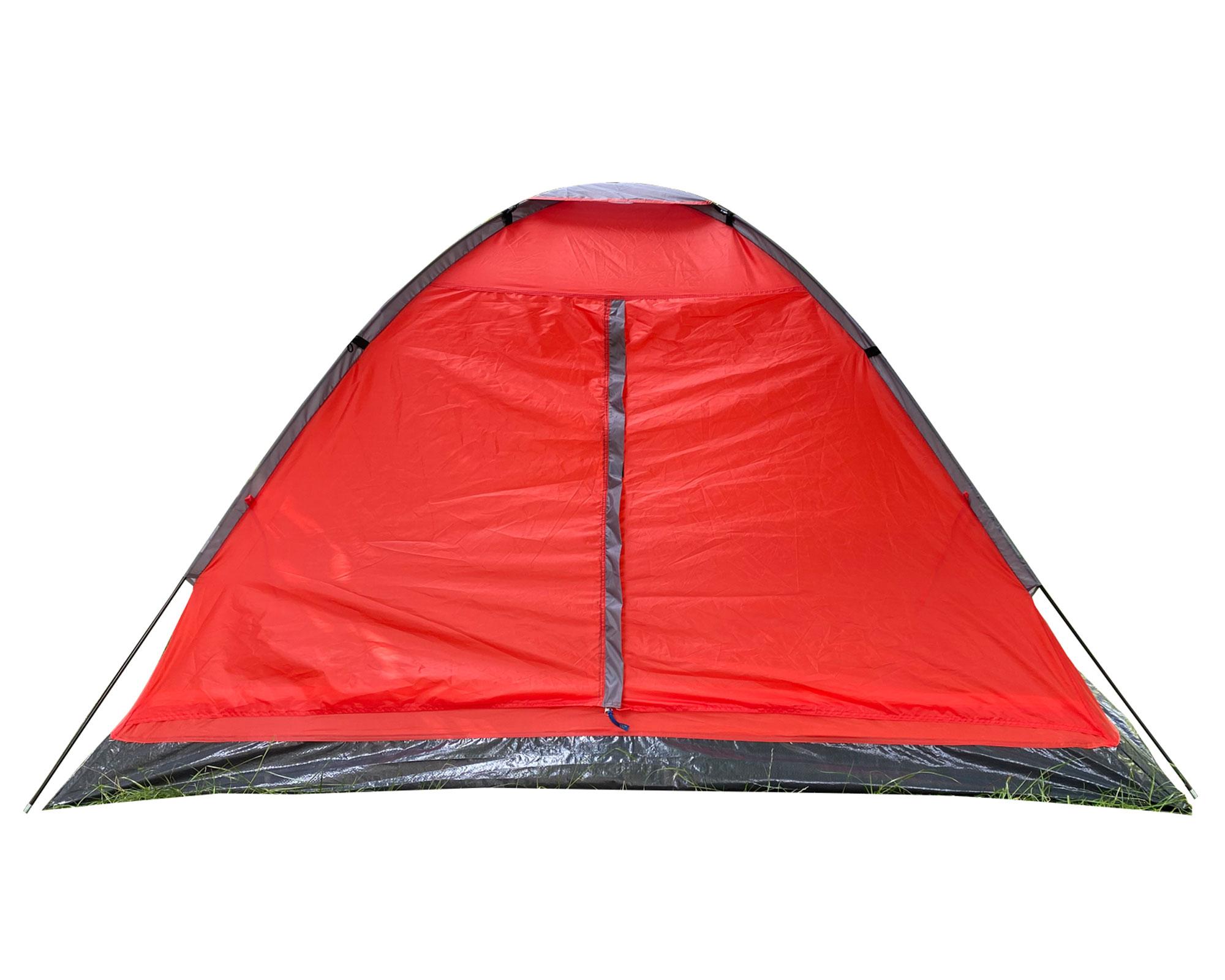 Carpa 4 personas Galápagos rojo Alpes-2