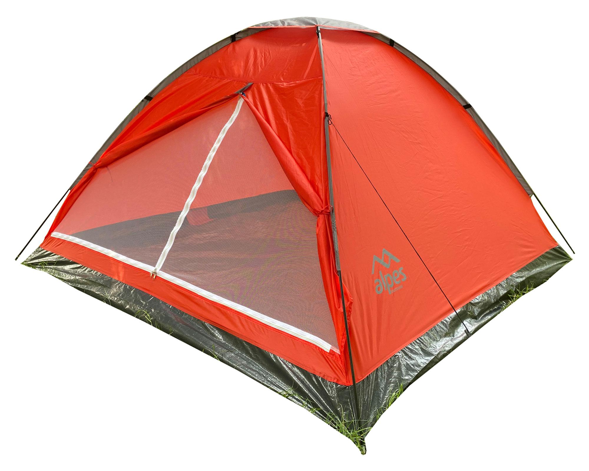 Carpa 4 personas Galápagos rojo Alpes-0