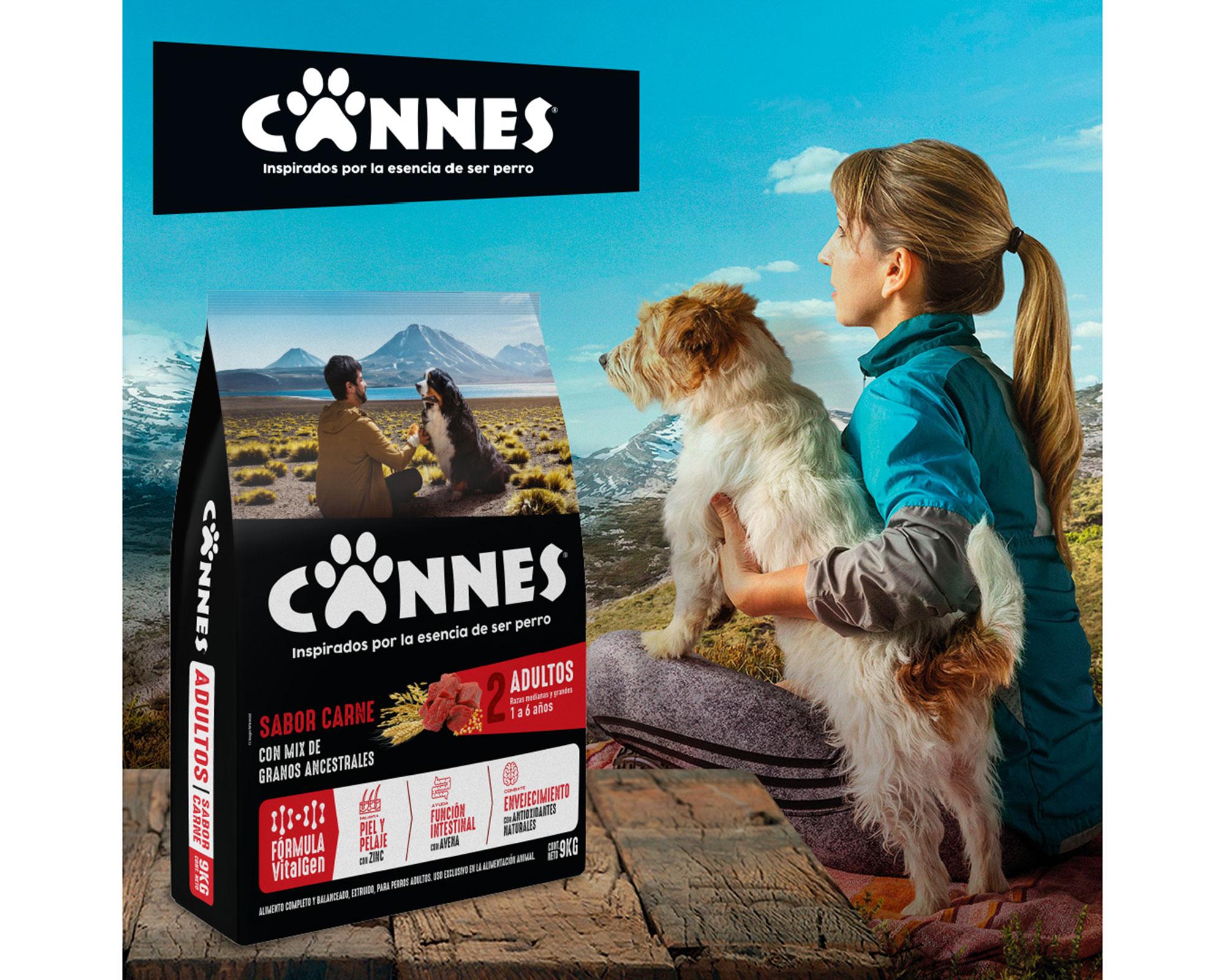 Alimento perro 9 kg Premium carne, pollo y cereales Cannes-4