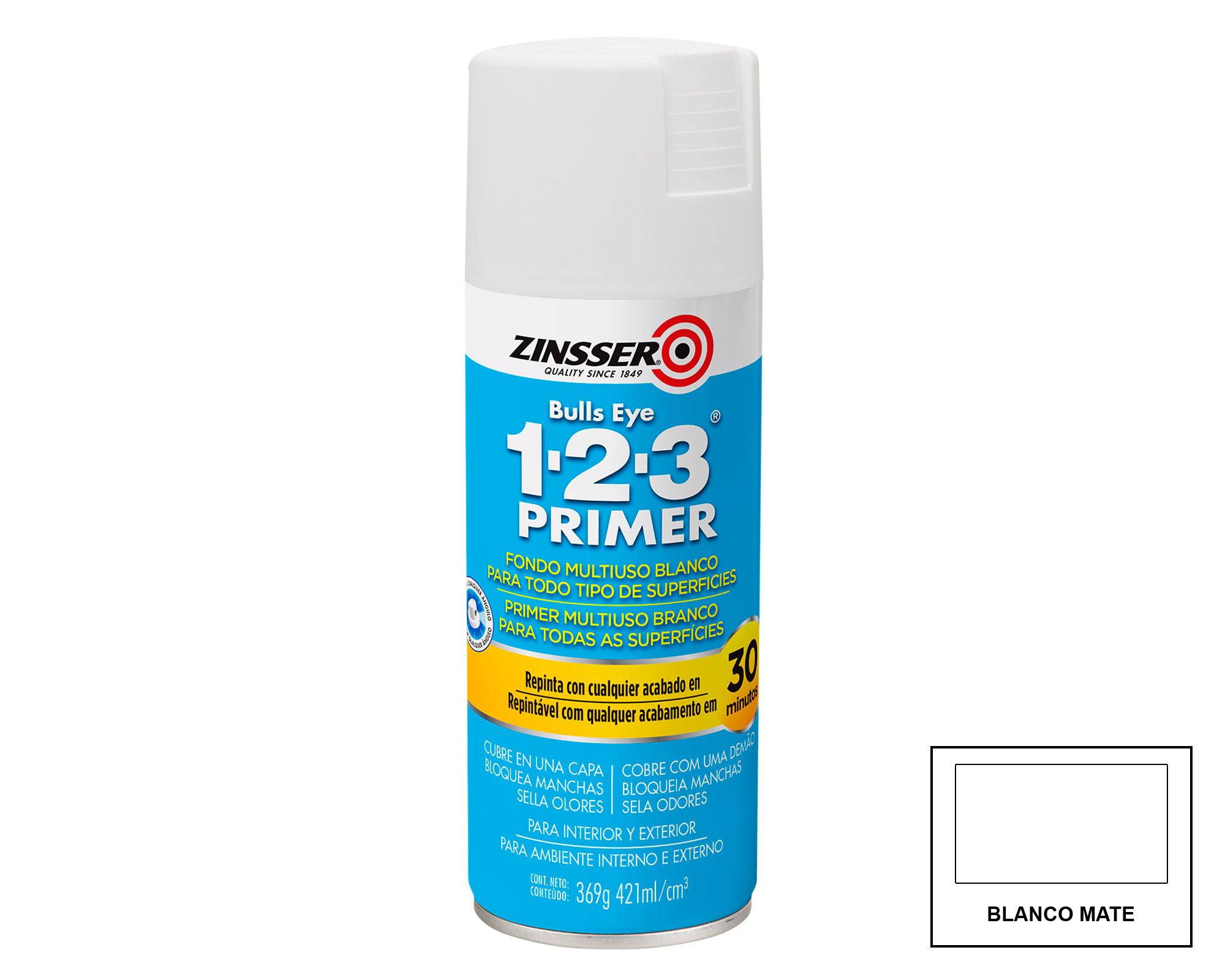 Pintura en spray 368 g Zinsser blanco mate Rust-Oleum-0