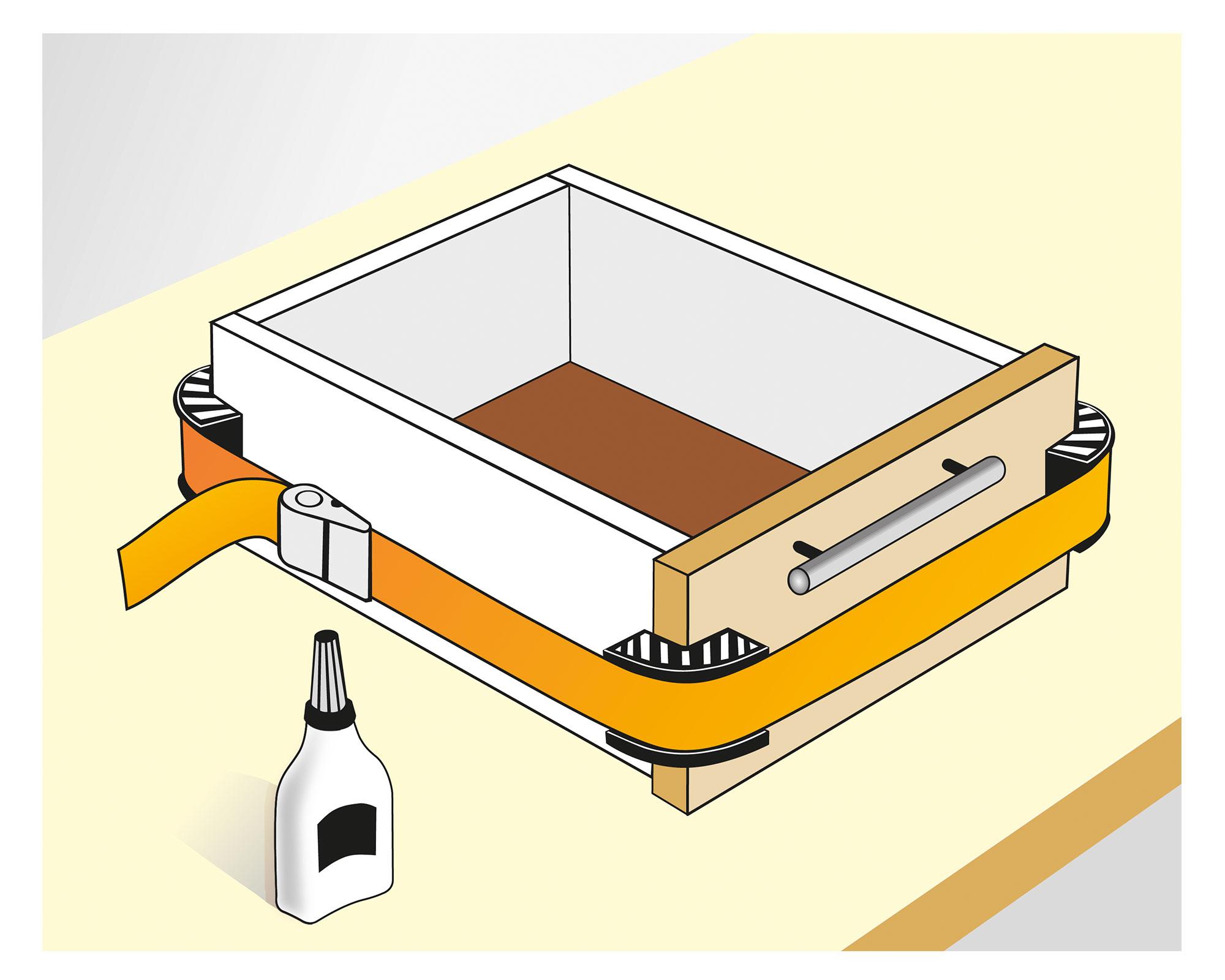 Eslinga sujeción 25 mm x 5 m naranjo KWB-2
