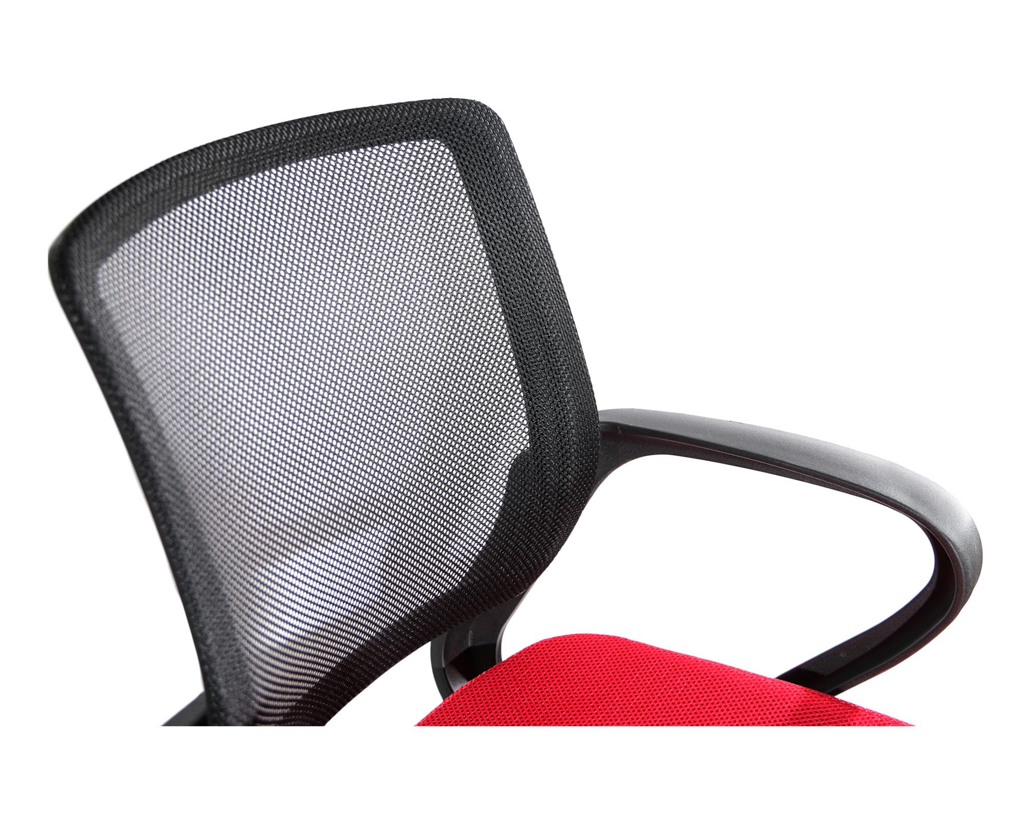 Silla de escritorio negro/rojo M+Design-3