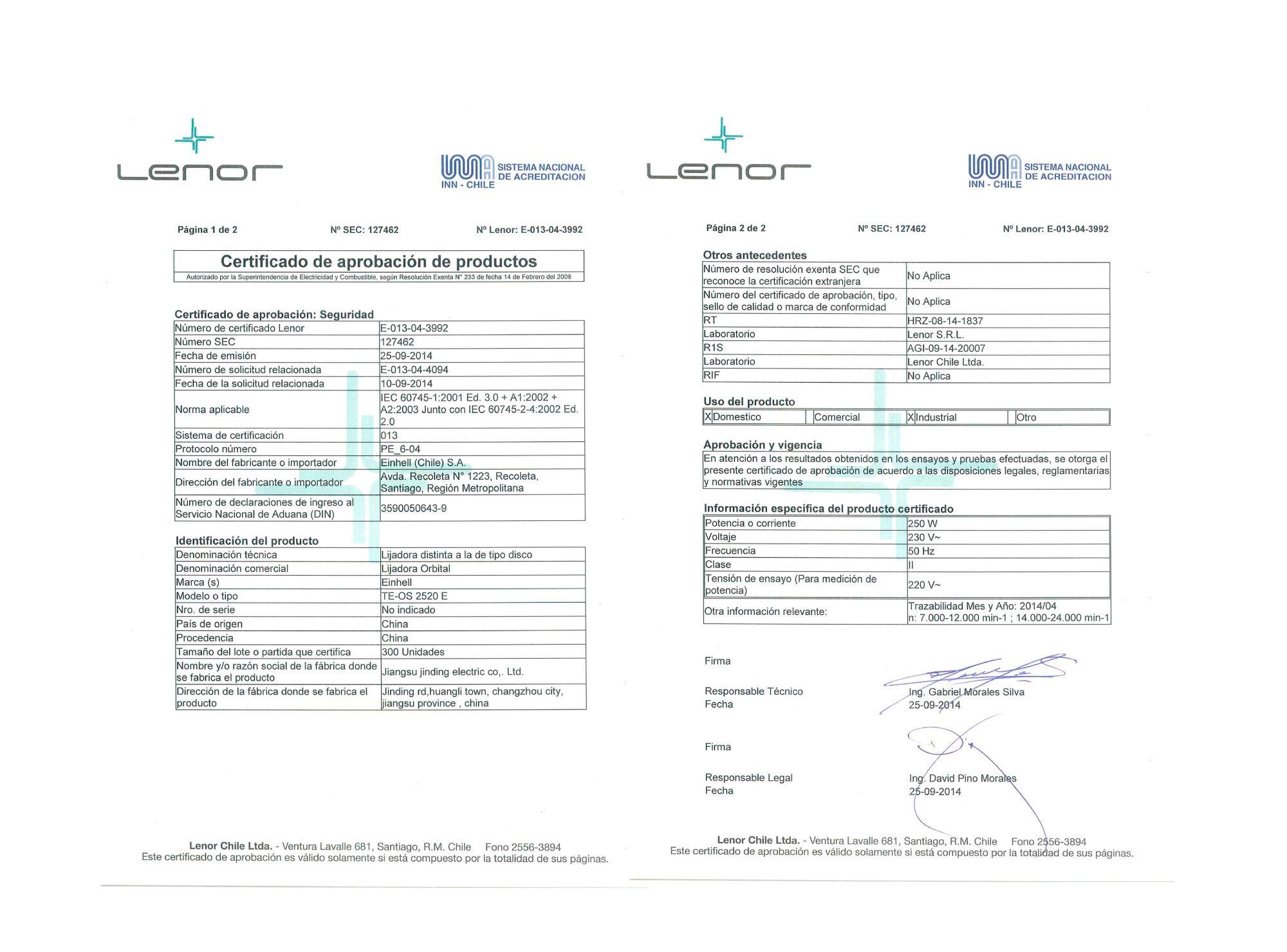 Lijadora orbital 250W TE-OS 2520 E Einhell-9