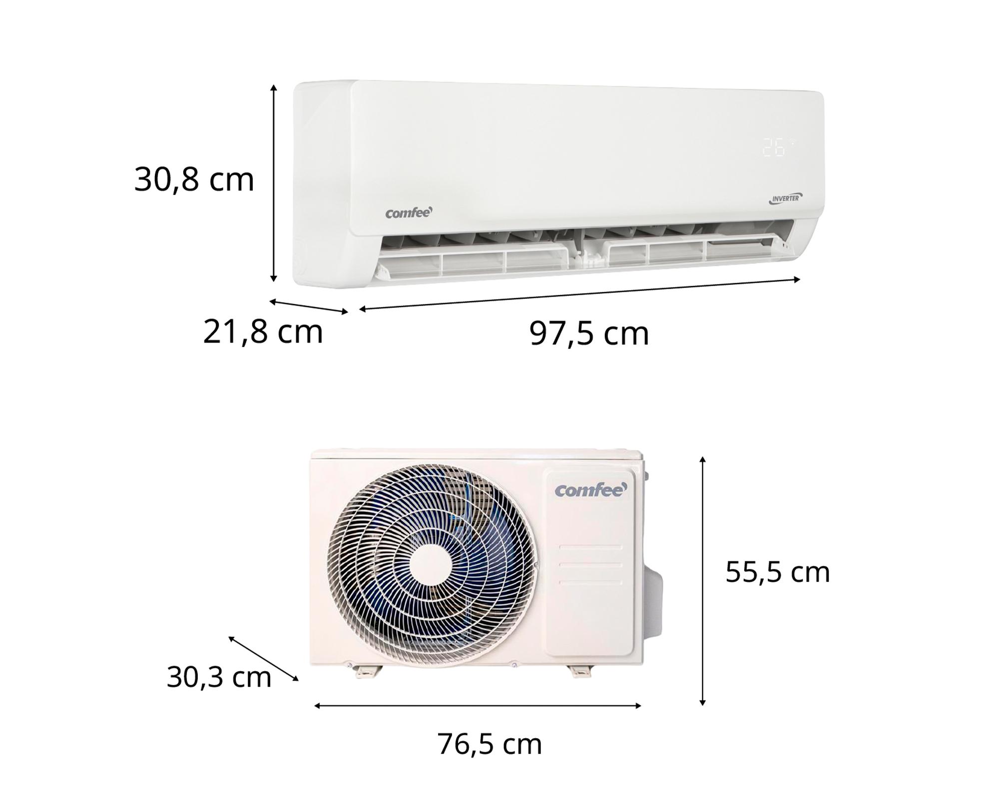 Aire acondicionado split inverter Comfee 1526/2500W 18000 BTU-3