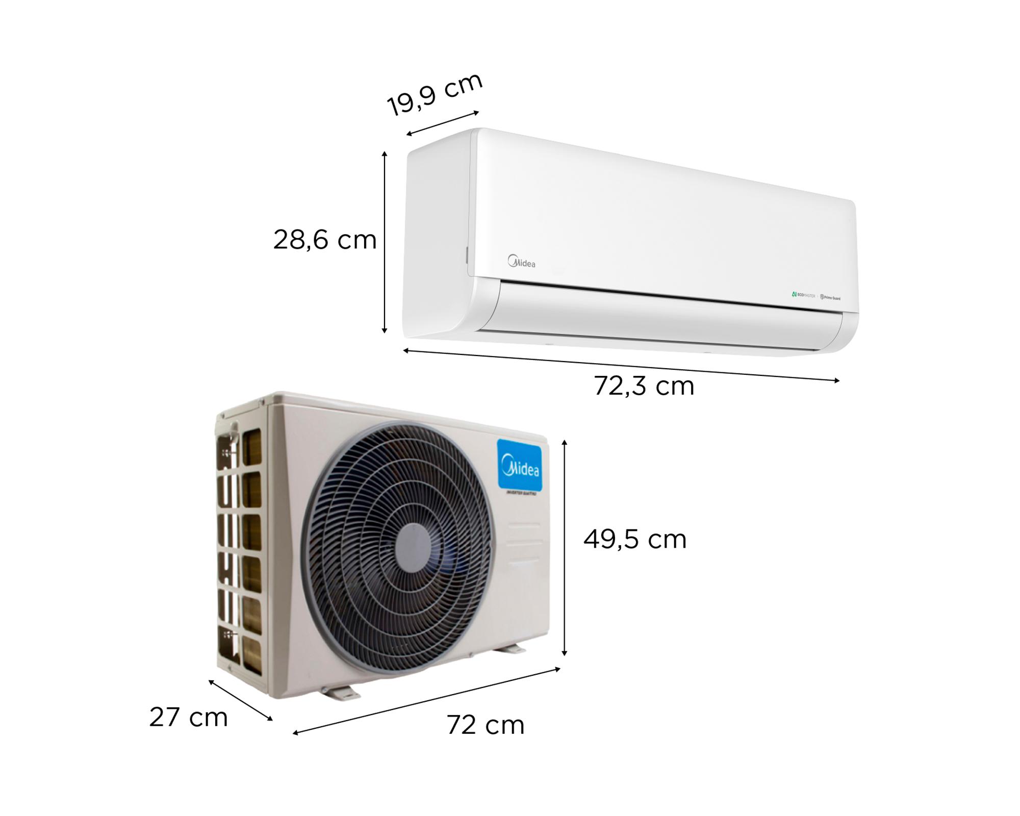Aire acondicionado split Ecomaster frío calor 9.000 BTU/h WiFi Inverter IA-5
