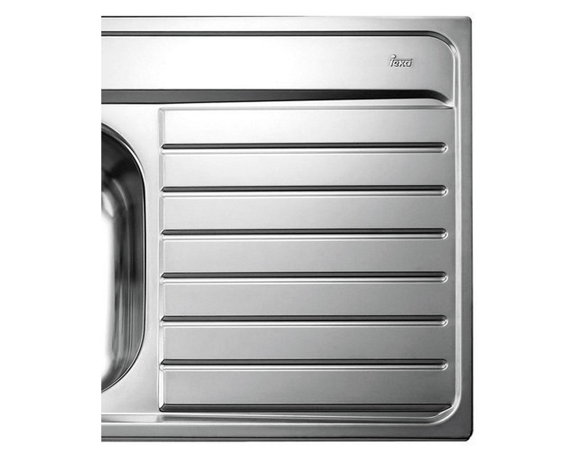 Lavaplatos empotrado izquierda inox 2 Teka-2